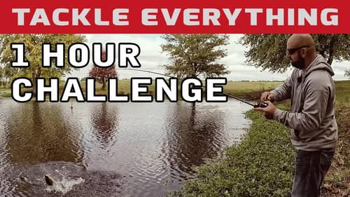 1 HOUR, AS MANY FISH POSSIBLE - MTB LURE CHALLENGE