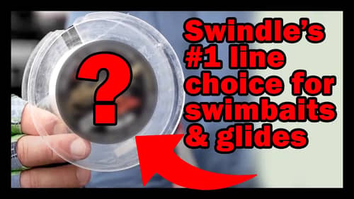 Gerald Swindle explains his line choice for swimbaits and glide baits