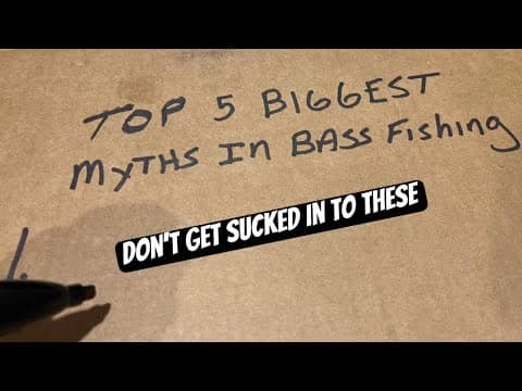 REVEALED…The 5 Biggest Myths In Bass Fishing…