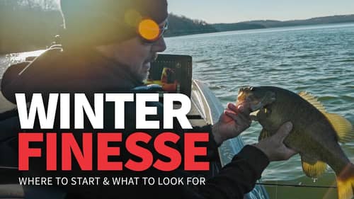 Winter FINESSE Fishing! – Where to Start & What to LOOK for
