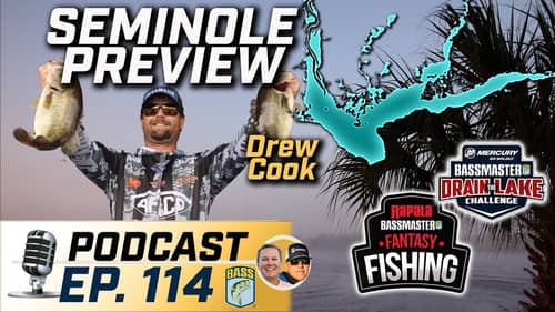 Previewing Lake Seminole with Elite Series pro Drew Cook (Ep. 114 Bassmaster Podcast)