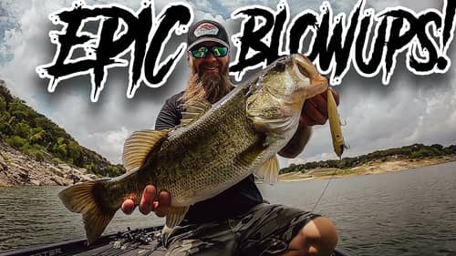 Matt Allen Told Me To Do It! Epic Topwater Blowups on a Mid Day Dragon Bass Hunt!