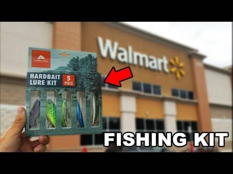 WalMart Brand Fishing Kit Challenge (Ozark Trail!)