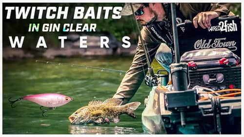 Bass Fishing with Twitch Baits | Clear Water Kayak Adventure