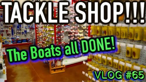 TACKLE SHOP! ~ Hammond's Fishing Center ~ Graphs are all on !!! Vlog #65