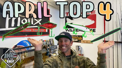 Top 4 Baits for Bass Fishing in April!! (MUST HAVE Baits!!)