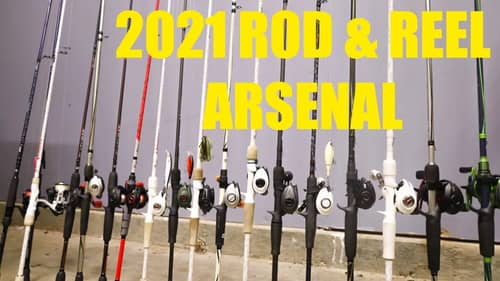 My 2021 BASS FISHING Rod & Reel ARSENAL