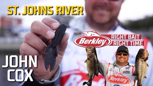 Berkley Right Bait at the Right Time at the St. Johns River for John Cox