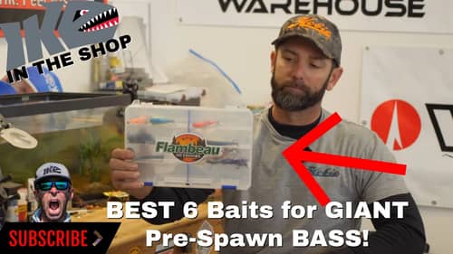 BEST 6 BAITS for GIANT PRESPAWN BASS!