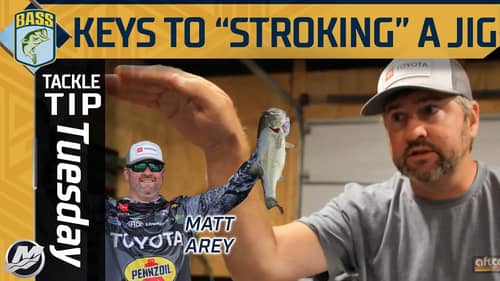 Keys to "Stroking" a Jig while bass fishing
