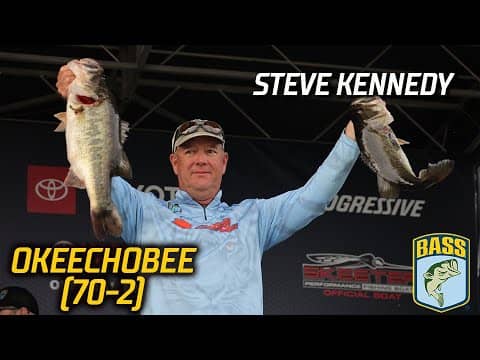 Steve Kennedy leads Day 3 at Lake Okeechobee with 70 pounds, 2 ounces
