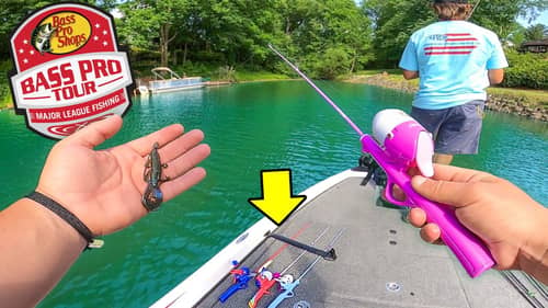 Tournament Fishing with BARBIE RODS!! (Intense)