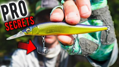 This is a RIDICULOUS Way to fish a JERKBAIT - but it Catches BIG Bass!!!