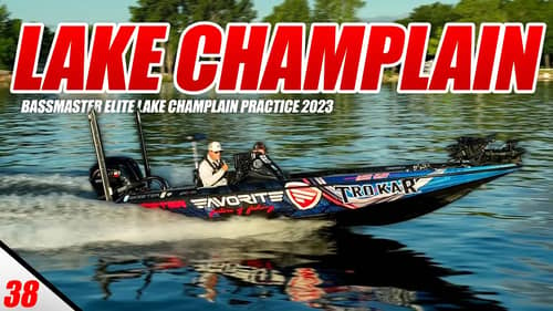 UNREAL BASS FISHING on the 6TH GREAT LAKE! -Bassmaster Elite Lake Champlain (Practice) - UFB S3 E38