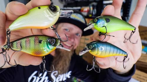 BIRTHDAY UNBOXING! CUSTOM PAINTED 6th SENSE BLUEGILL CRANKBAITS... OR ARE THEY?