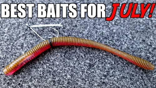 Top 3 BAITS For JULY Bass Fishing!