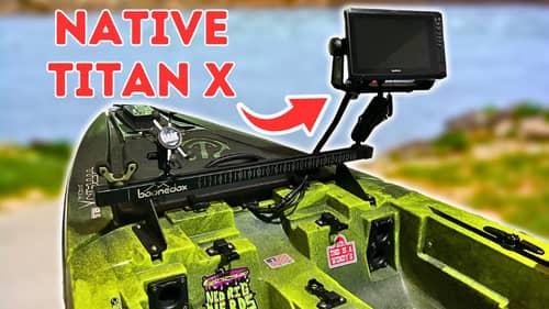 Upgrading My Native Titan X Kayak! NEW Garmin 93sv With Livescope!