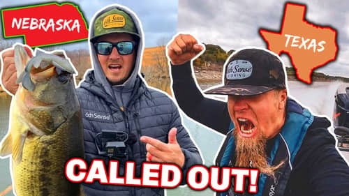 CALLED OUT By YouTube Fisherman!! --Texas vs. Nebraska 1v1 Fishing Showdown!