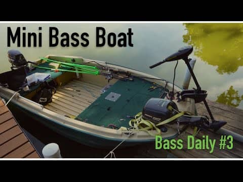 Mini Bass Boat + Tackle + NEW Lures -- Bass Daily # 3