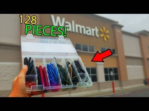 Walmart 128 Piece Bass Fishing Kit Challenge (Surprising!)