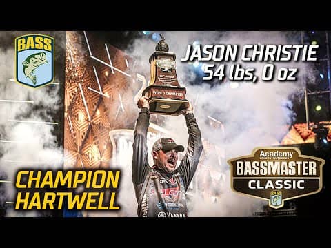 Jason Christie wins the 2022 Bassmaster Classic at Lake Hartwell