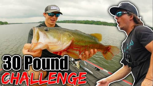 Unbelievable PERSONAL BEST Fish Catch!! -30 Pound Challenge-