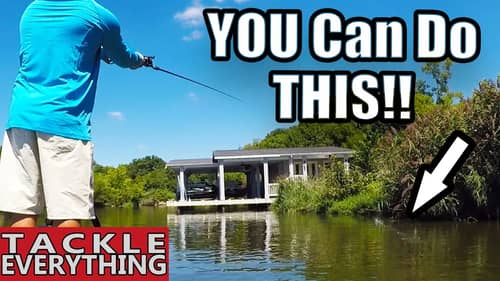 How To Skip Fishing Lures with a Baitcaster (Docks & Trees)