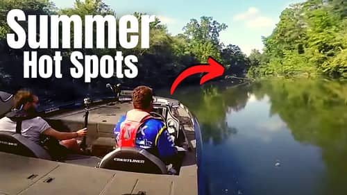 3 BEST Areas To Find SUMMER Bass (Boat & Bank Anglers)