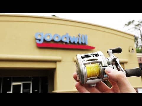 Goodwill Fishing Challenge! (Crazy Find)