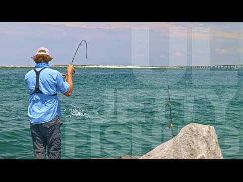 Ultra Light Jetty Fishing + 10,000 YEAR OLD LAKE!