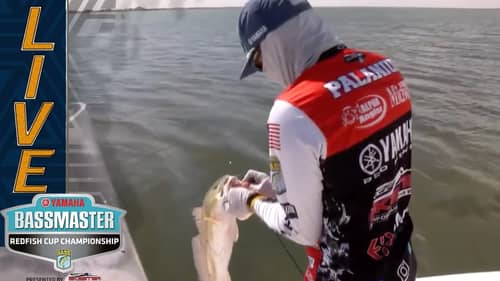 REDFISH: Palaniuk and Goodwine boat their biggest fish of Day 2 in Port Aransas