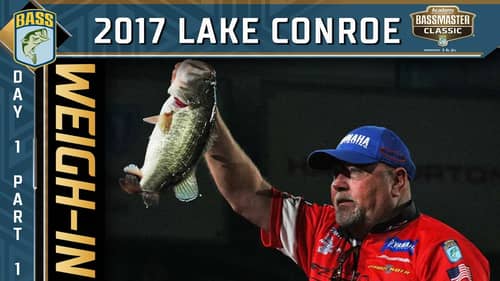 2017 Bassmaster Classic - Day 1 Weigh-In (Part 1)