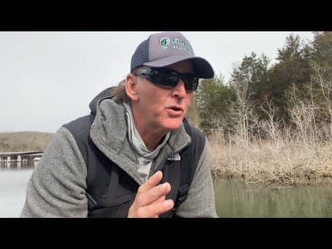 Fishing Pre-spawn structures/ uncut footage/ Table Rock lake 3/22/21