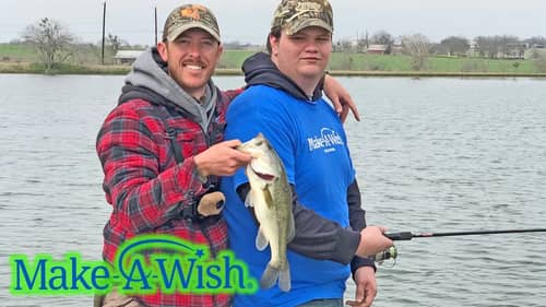 MAKE A WISH Bass Fishing Trip! | JOHNATHAN