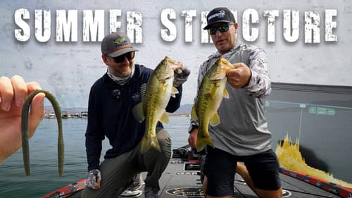 Summer Structure Fishing Made Easy!! Key To Summer Time Fishing featuring Brett Hite