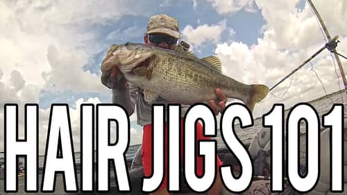 What you need to know to fish for BASS with Hair Jigs - 101