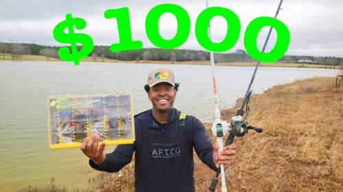 $1000 Bass Fishing Tournament & We WON (My Best Day of Fishing)