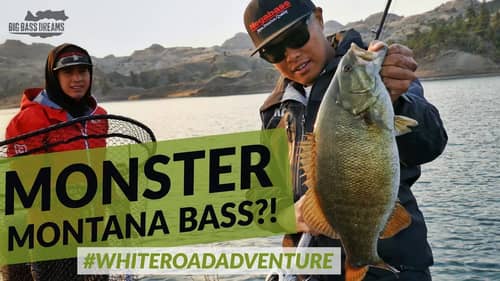 Monster Montana Bass Fishing - White Road Adventure Part 1 Montana