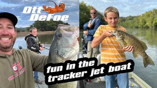 Fun In The Tracker Jet Boat!
