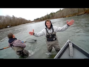 River Trout Mission In a NASTY Rainstorm