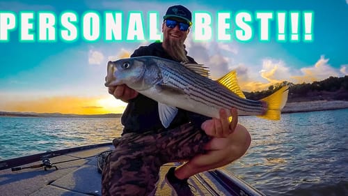 Was NOT Expecting This! Catching My PB Striped Bass on a Square Bill