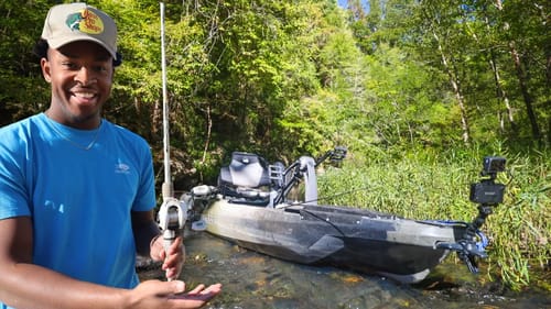 Fishing A Creek LOADED With Spotted Bass (This Place Is Awesome)