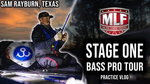 Major League Fishing Stage One Practice Vlog - Sam Rayburn, Texas