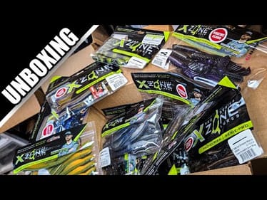 X Zone Lures Unboxing | Soft Plastic Craws, Worms, & MORE!