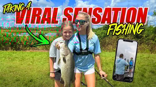 This Girl Catches GIANT FISH! - Viral SENSATION!
