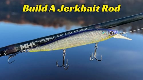 How To Build The Perfect Custom Jerkbait Fishing Rod! Build To Catch!