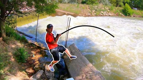 DANGEROUS RAGING SPILLWAY has CRAZY FISHING!!!!