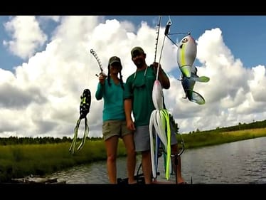 Husband vs. Wife Topwater Fishing Challenge - BamaBass Duel