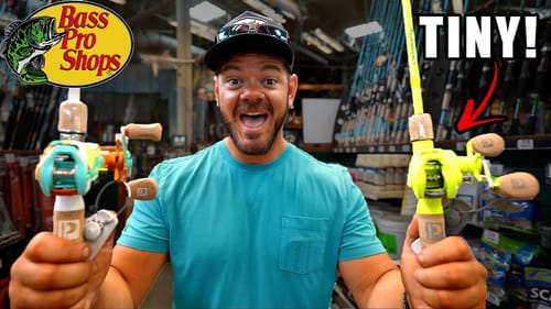 World's SMALLEST Baitcaster Fishing Reel Challenge!
