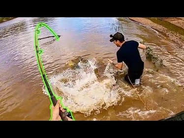 The BIGGEST FISH of my LIFE!! (WAY bigger than ME)